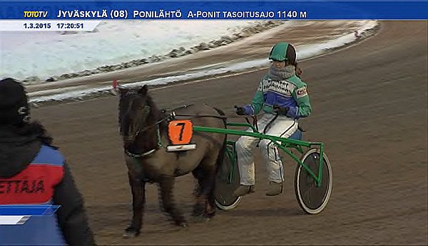 Kuva TotoTV:n lähetyksestä, kamera: Hannu Kauhanen